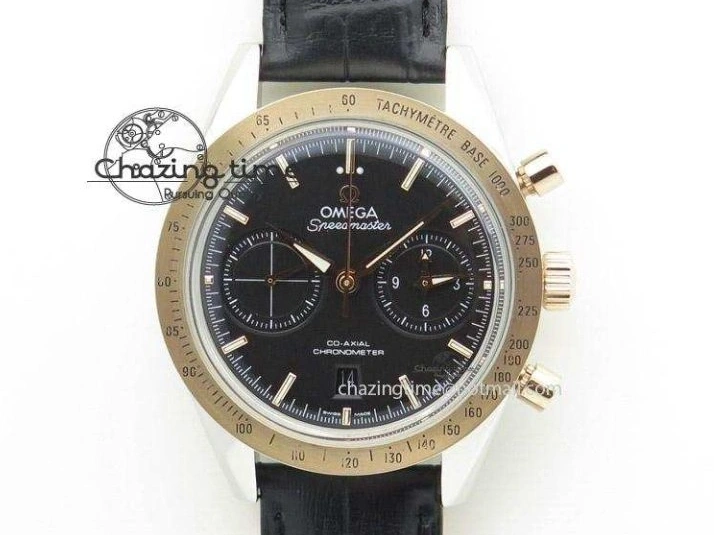 0423 Sophisticated Planet Ocean Master Chronometer Chrono SS OM 1:1 Best Edition Orange On SS Bracelet A 8156